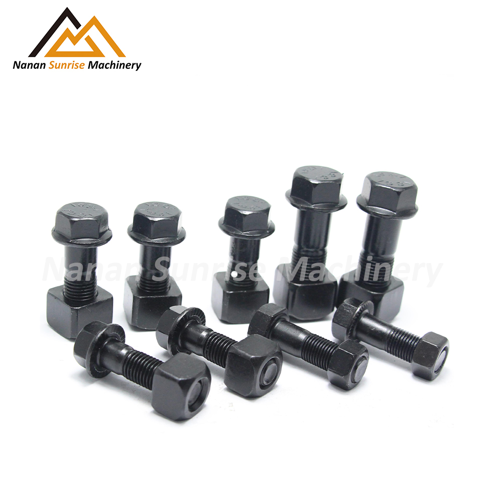 OEM NO.: 571894, FT694，101-32-11210 M12*1.5*40 Track Shoe Bolt and Nuts for Komatsu D21A