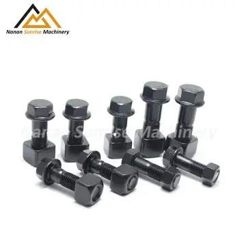 OEM NO.: 571894, FT694，101-32-11210 M12*1.5*40 Track Shoe Bolt and Nuts for Komatsu D21A